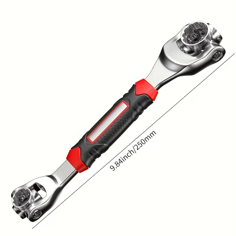 1pc 52-in-1 Universal Socket Wrench, Universal Adjustable Double-headed Wrench Tool
