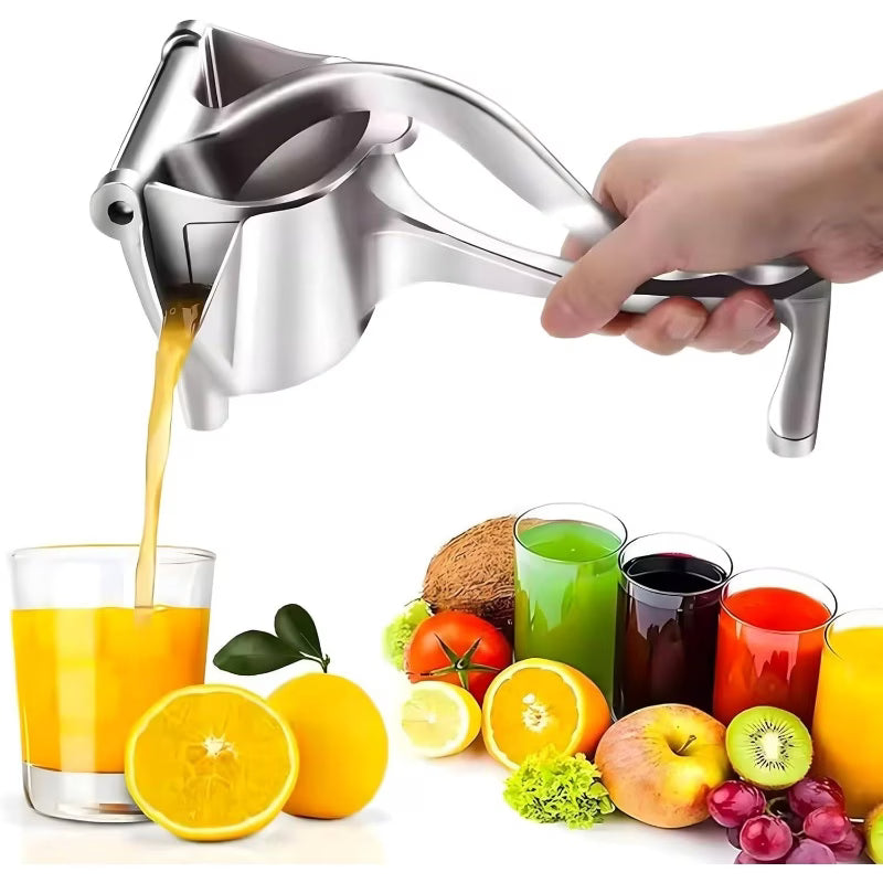 Large-sized aluminum manual orange juice extractor