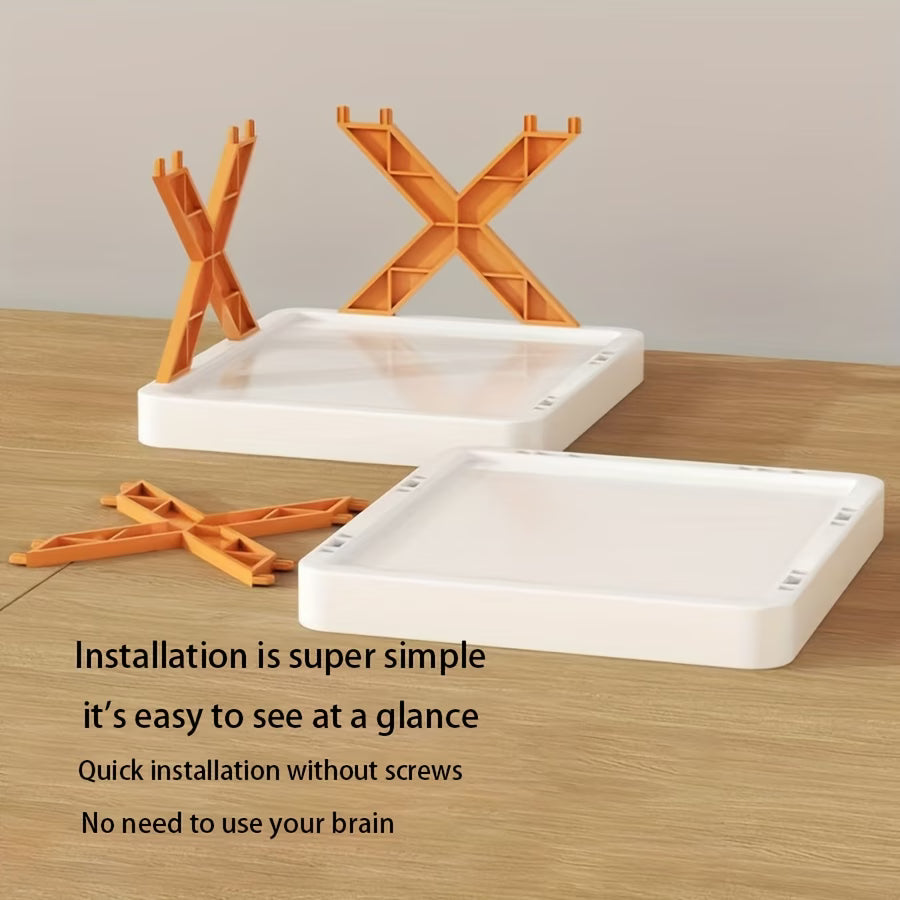 5-layer X-shaped thickened multi-layer foldable shoe rack