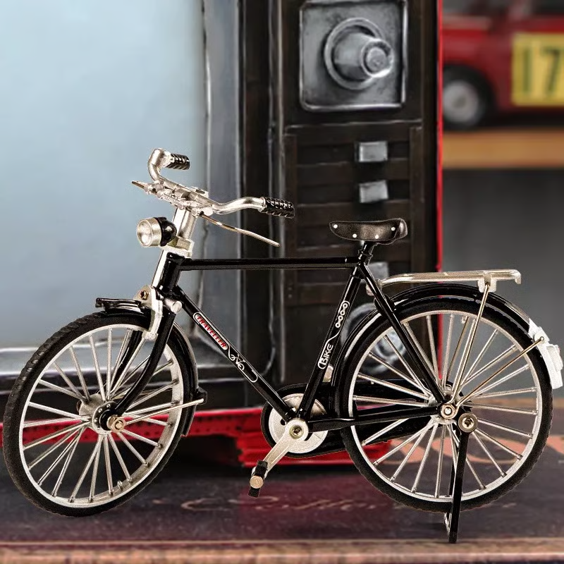 🚴‍♂️✨ Retro Alloy Mini Bike Model – DIY Fun, Classic Style, Timeless Collectible