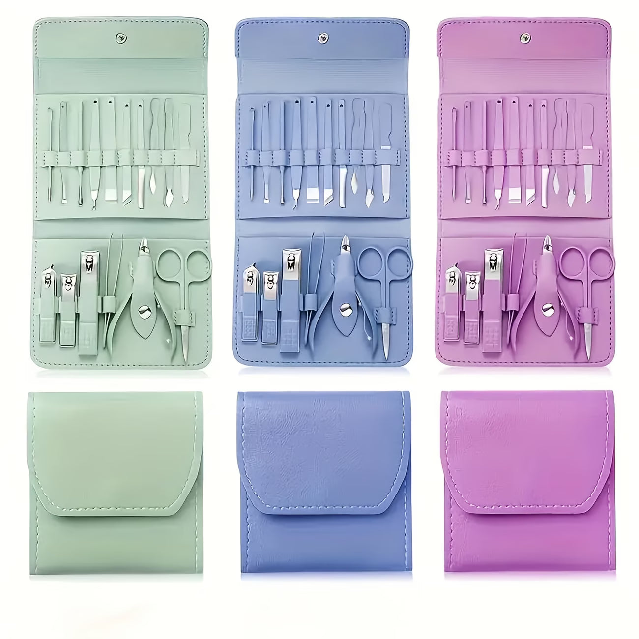 16 Premium Stainless Steel Modern Style Of Nail Clippers Suit