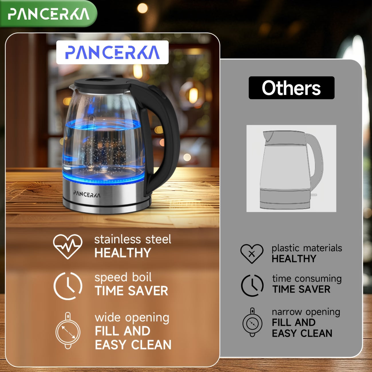 1000W electric kettle, automatic power-off kettle