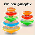 5-piece Stack 'n' Spin colorful gyro toy set