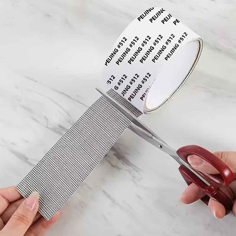 Window screen, mesh repair adhesive self-adhesive Velcro mosquito repellent tape