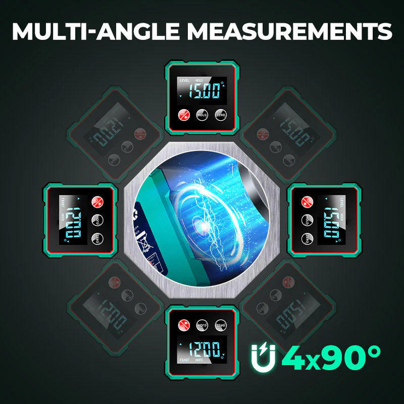 Digital Angle Finder with Electronic Laser