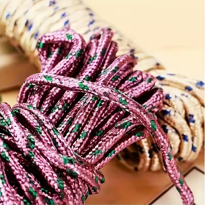2PCS 5M Multifunction Clothesline (Outdoor/Balcony/Camping, Random Colors)