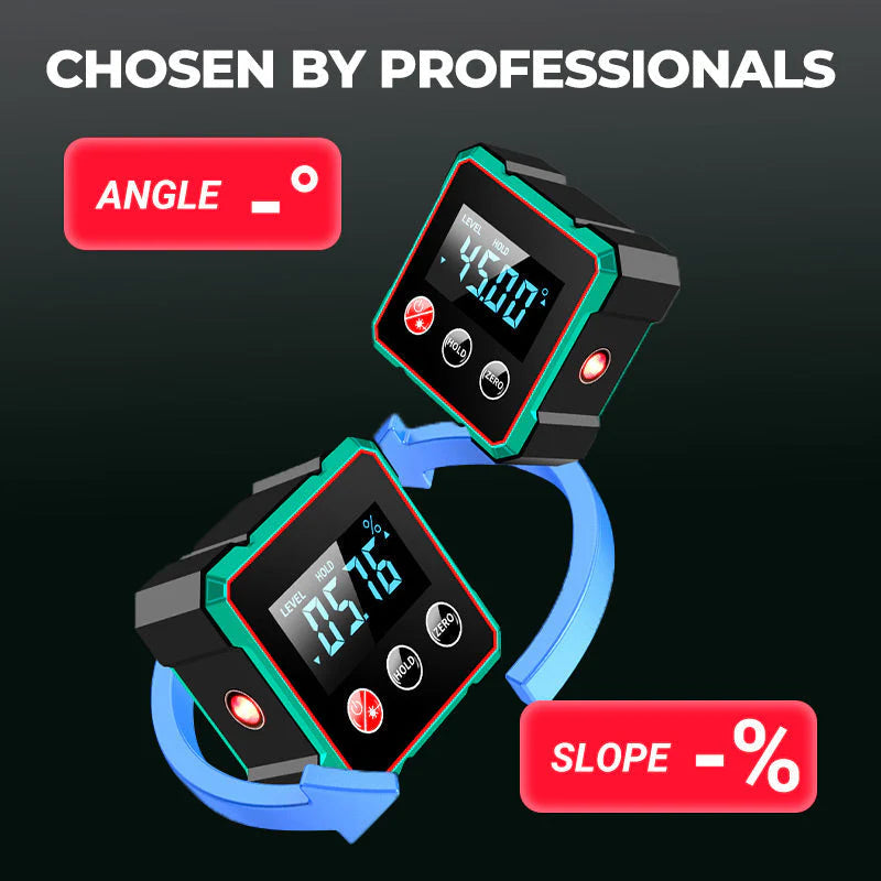 Digital Angle Finder with Electronic Laser