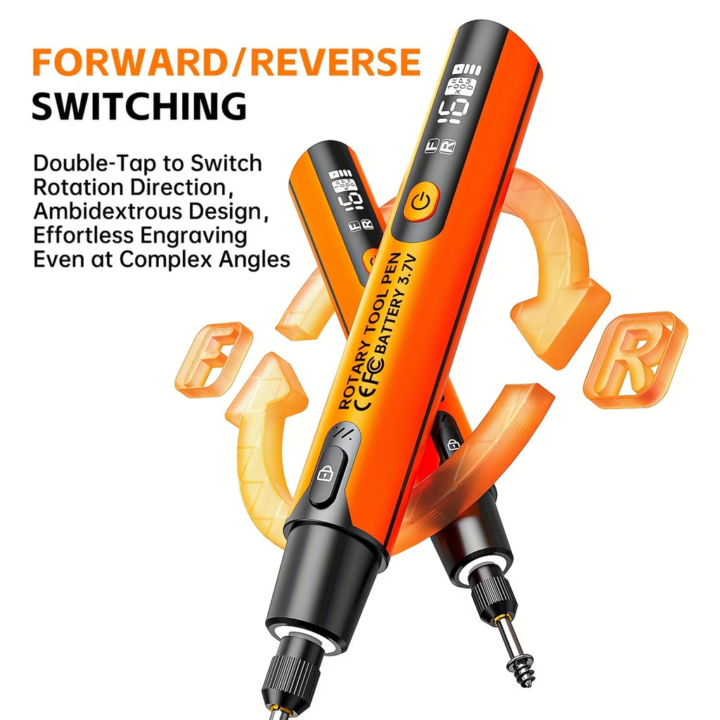 Intelligent LCD wireless rotating tool / Professional polishing, drilling, engraving