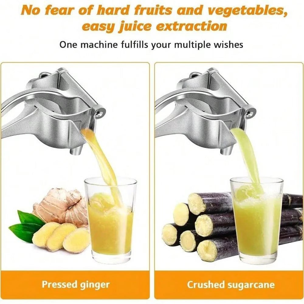 Large-sized aluminum manual orange juice extractor
