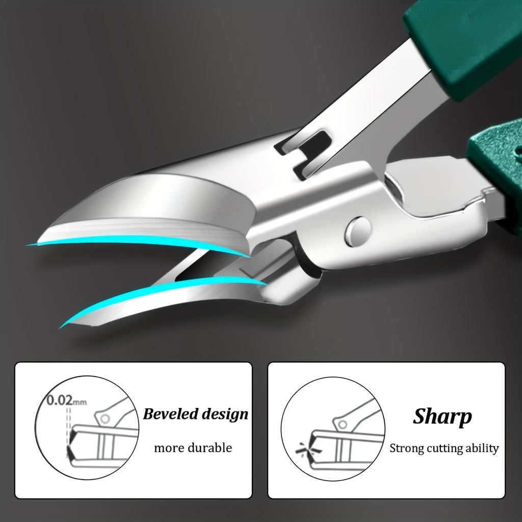 For thick nails and ingrown nails - specially designed nail clippers for the elderly, specifically for thick nails.