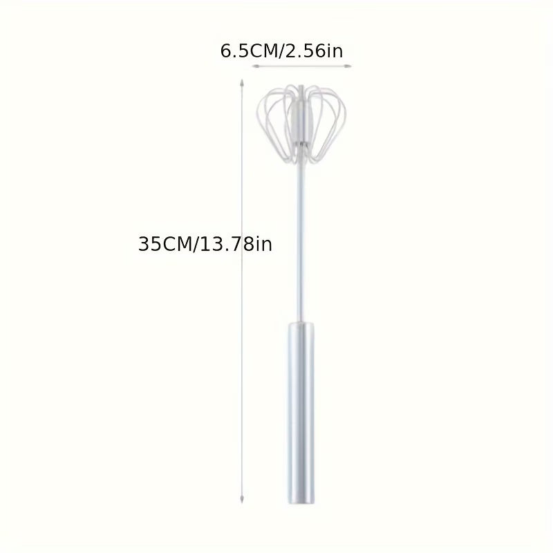 1 set of multi-functional stainless steel mixer and frother, household baking tool