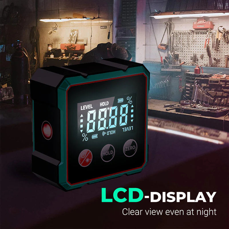 Digital Angle Finder with Electronic Laser