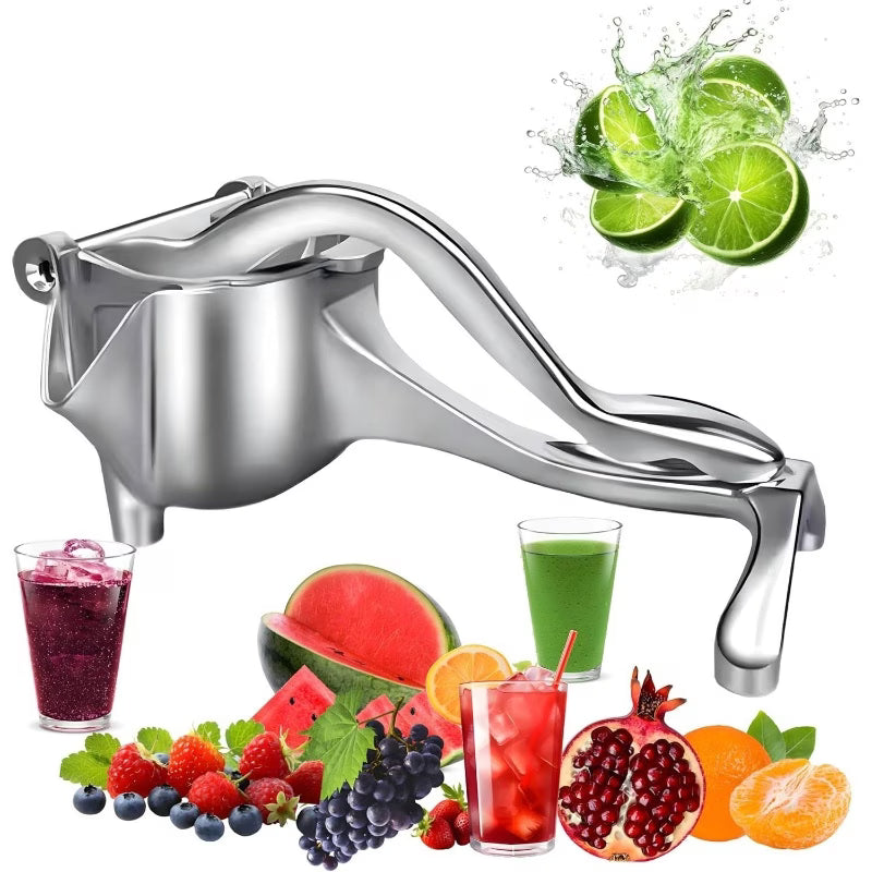 Large-sized aluminum manual orange juice extractor