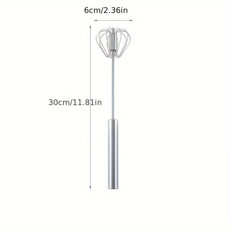 1 set of multi-functional stainless steel mixer and frother, household baking tool
