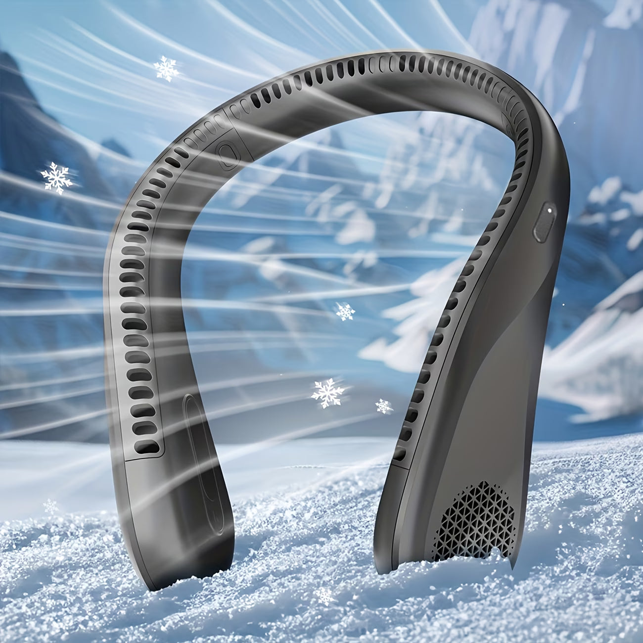 Portable Neck Fan - Rechargeable USB-powered Cooling Fan