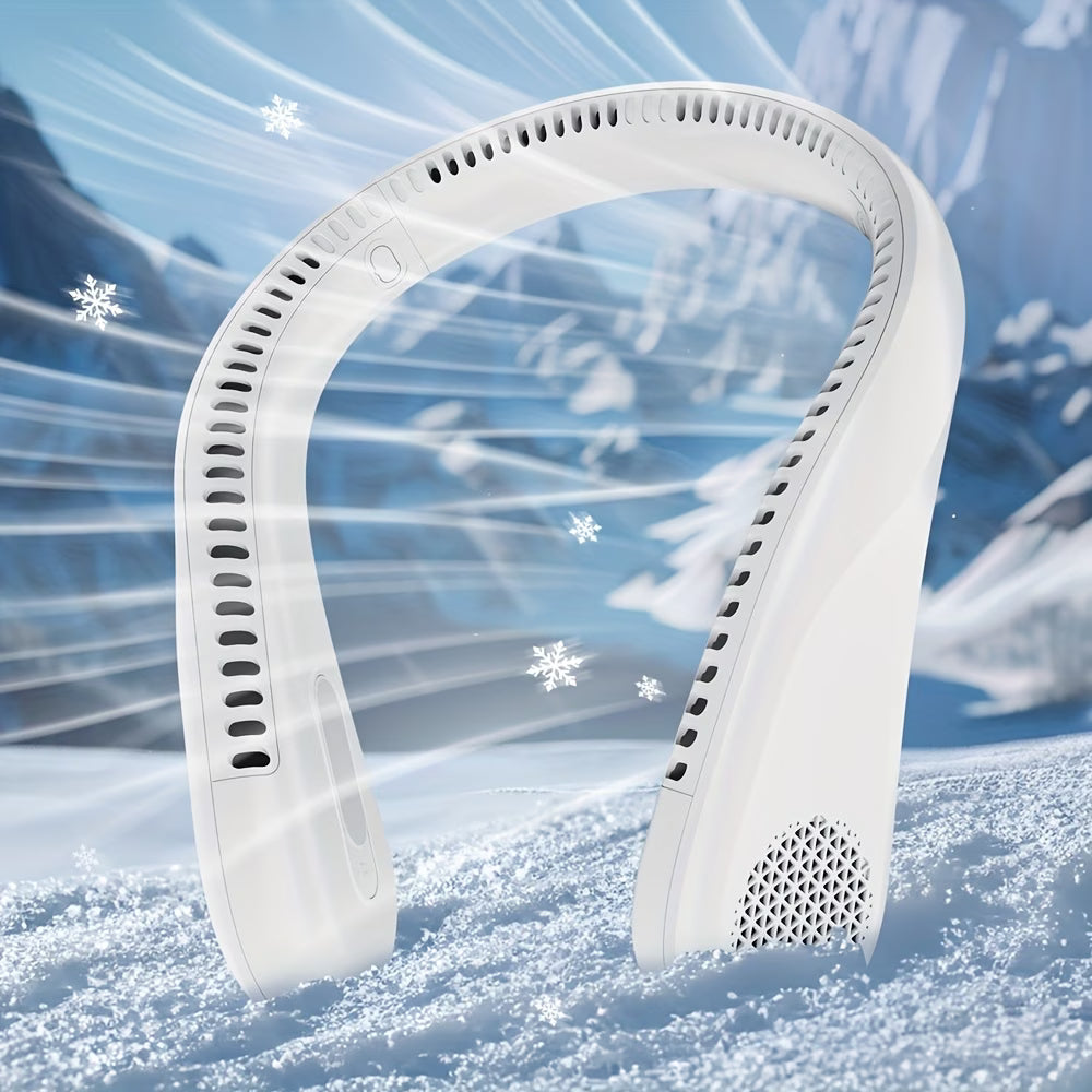Portable Neck Fan - Rechargeable USB-powered Cooling Fan