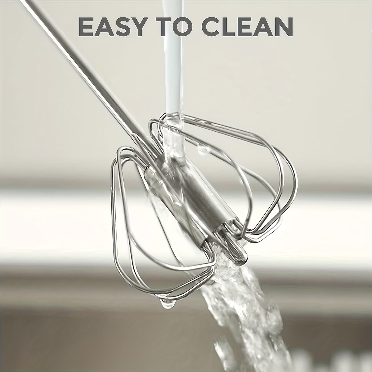 1 set of multi-functional stainless steel mixer and frother, household baking tool
