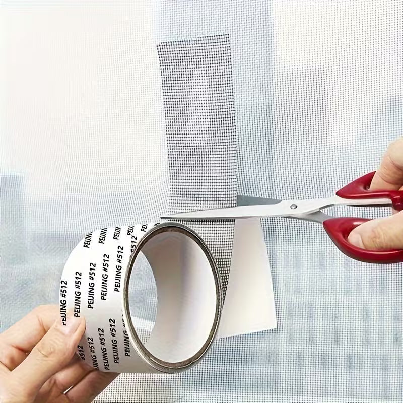 Window screen, mesh repair adhesive self-adhesive Velcro mosquito repellent tape