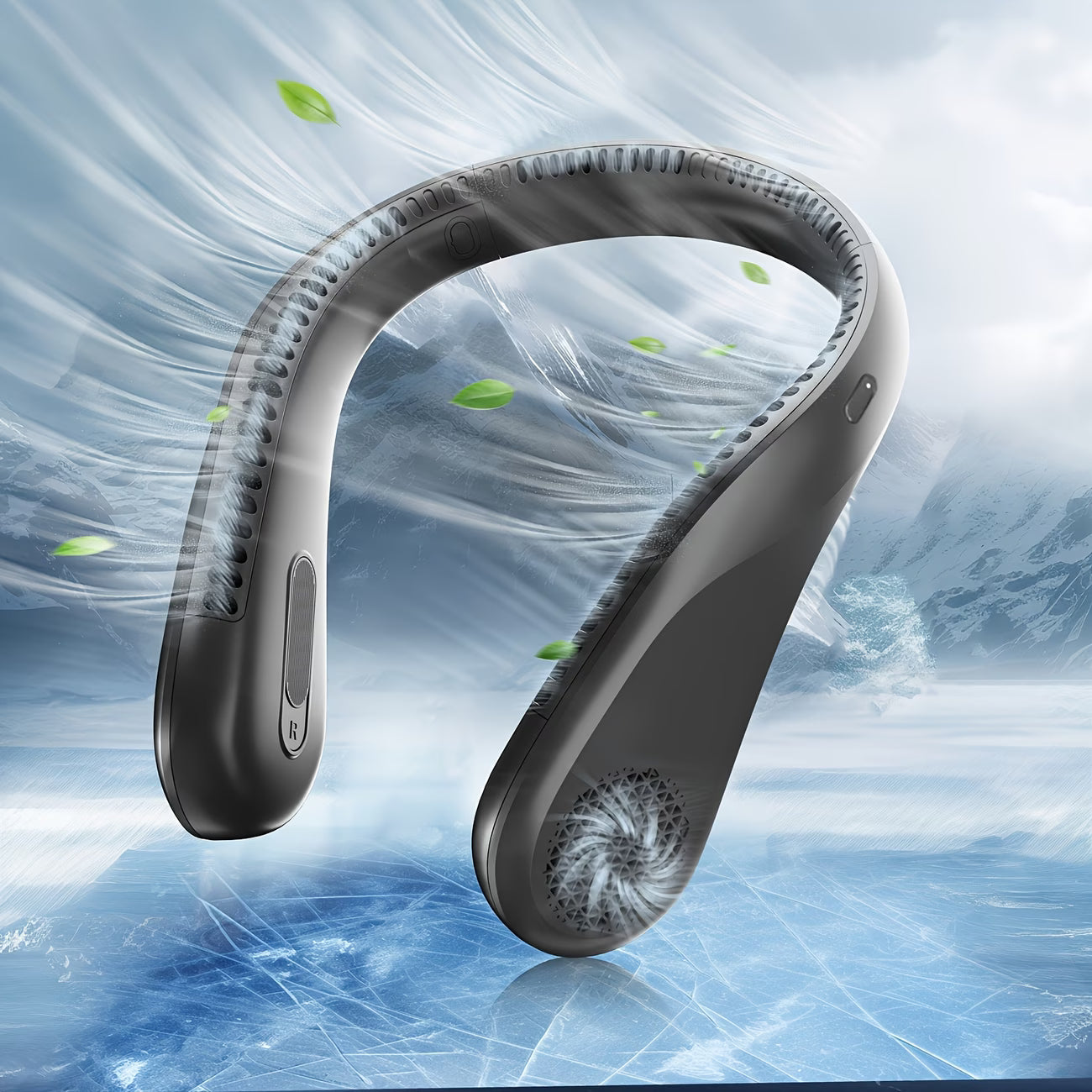 Portable Neck Fan - Rechargeable USB-powered Cooling Fan