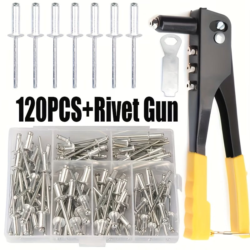 120 nails + heavy-duty nail gun set