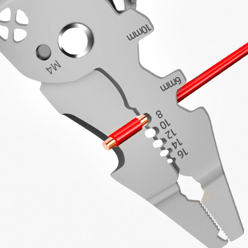 Collapsible Wire Stripper – Multi-Function Electrician Tool for Cutting, Crimping & Stripping, Durable & Precise