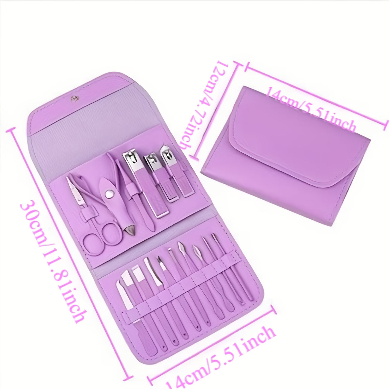 16 Premium Stainless Steel Modern Style Of Nail Clippers Suit