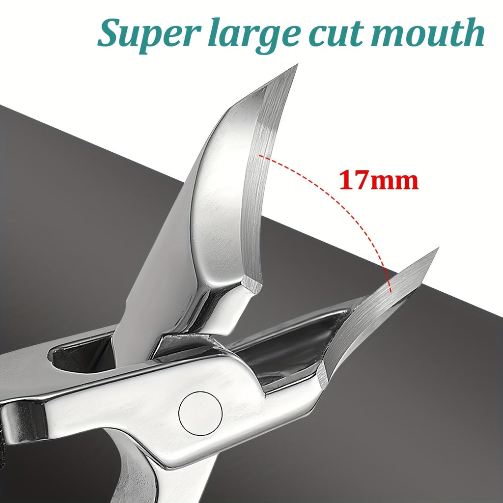 For thick nails and ingrown nails - specially designed nail clippers for the elderly, specifically for thick nails.