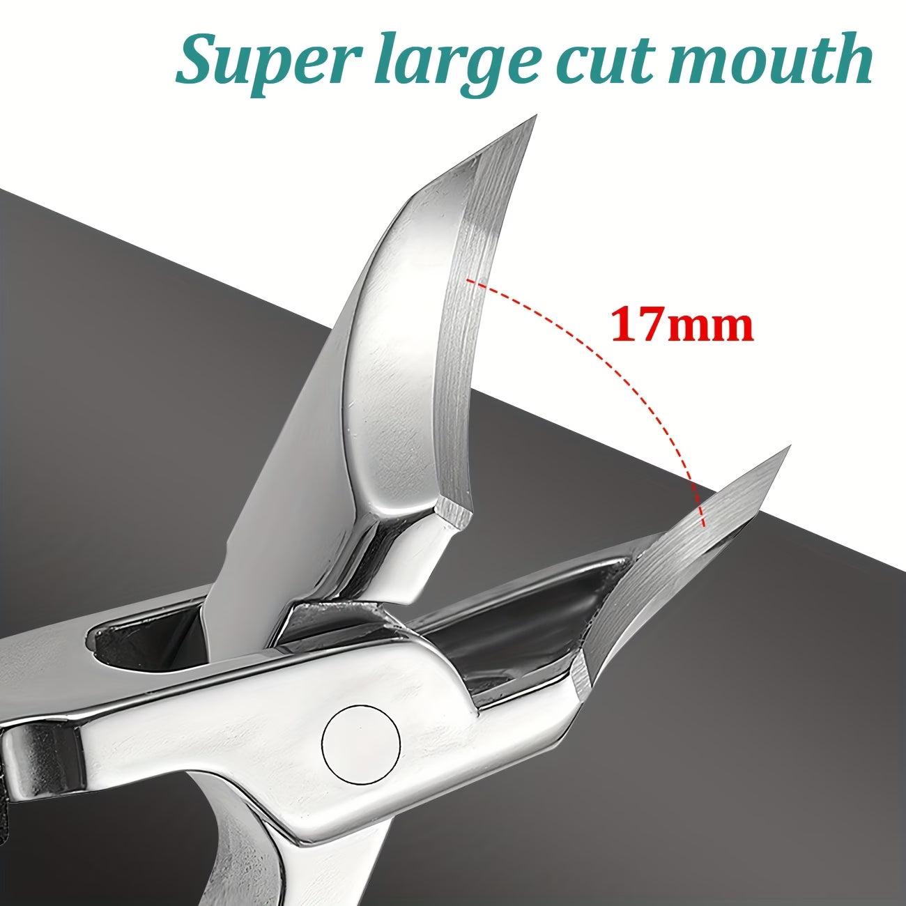 For thick nails and ingrown nails - specially designed nail clippers for the elderly, specifically for thick nails.