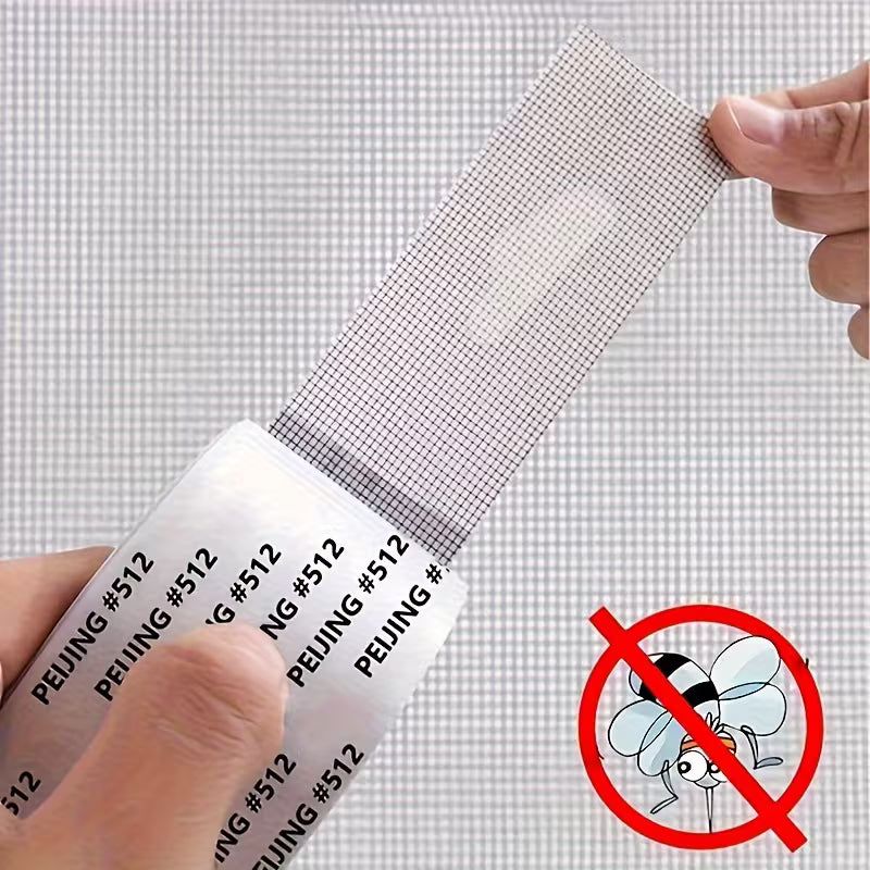 Window screen, mesh repair adhesive self-adhesive Velcro mosquito repellent tape