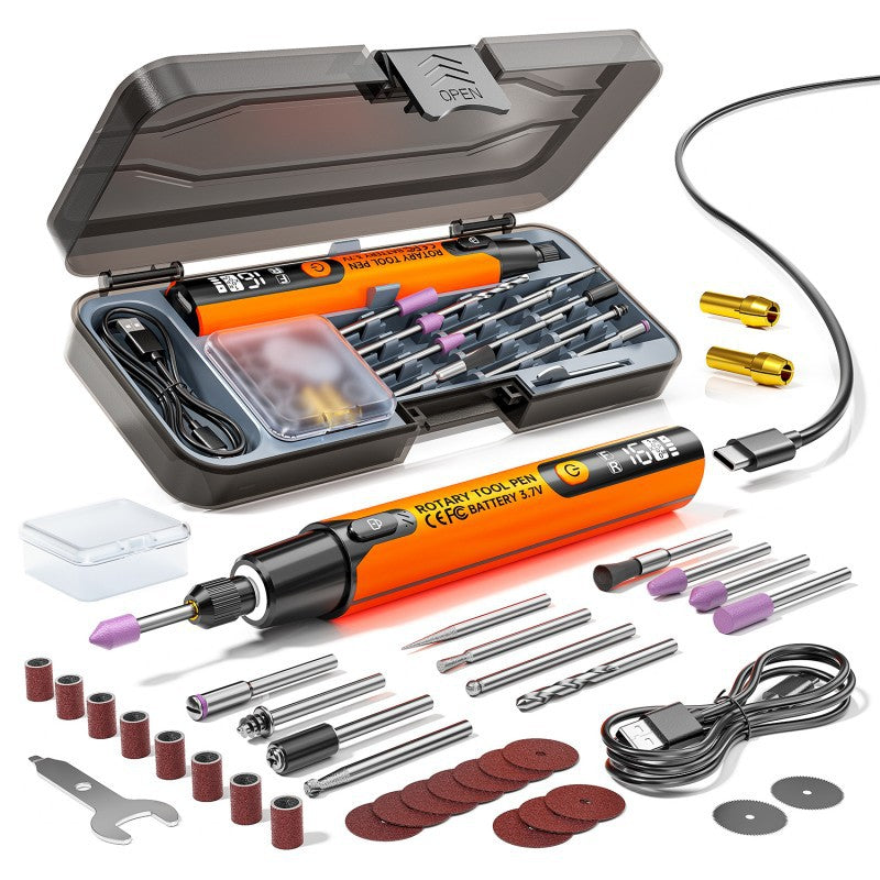 Intelligent LCD wireless rotating tool / Professional polishing, drilling, engraving