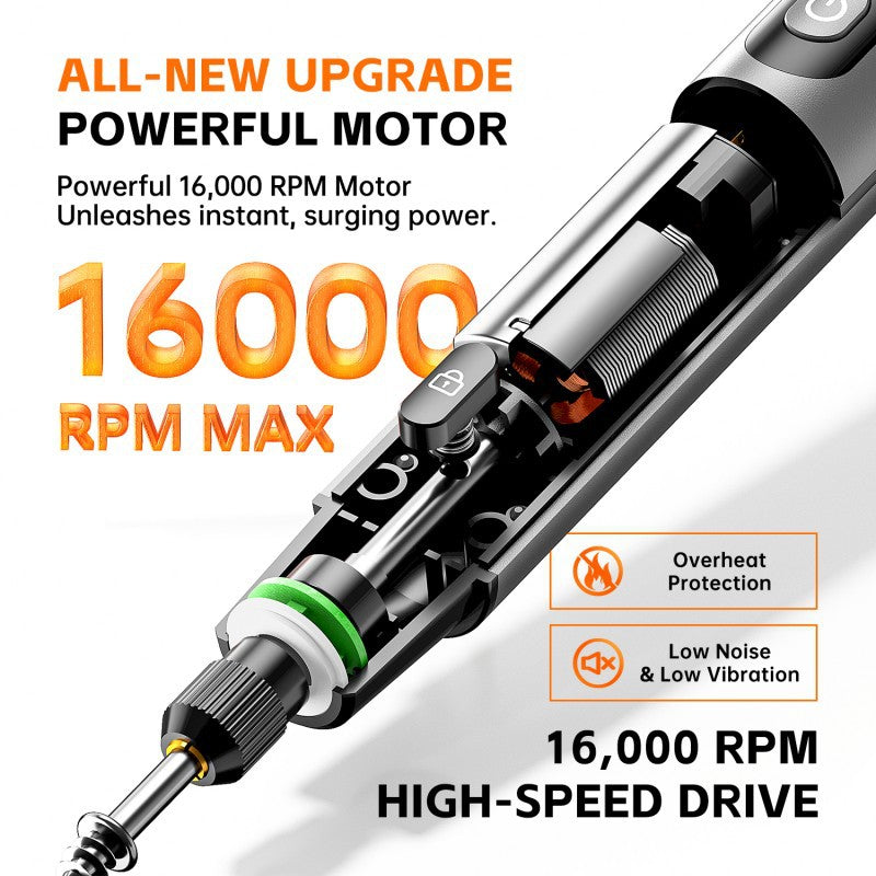 Intelligent LCD wireless rotating tool / Professional polishing, drilling, engraving